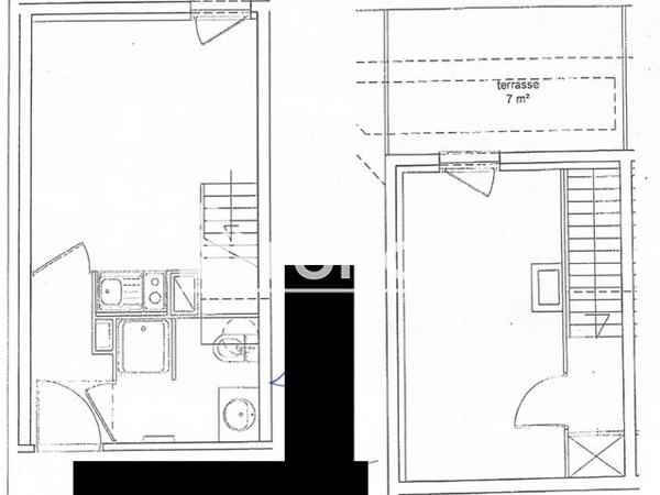 À vendre Studio 18 m² - Lyon 69004