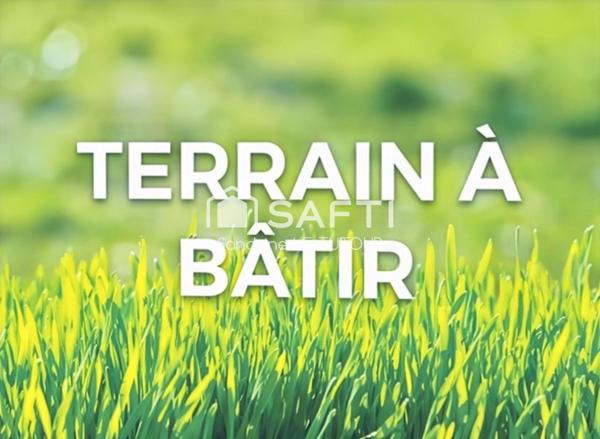 Terrain constructible 919 m2, Bourg de PLESCOP