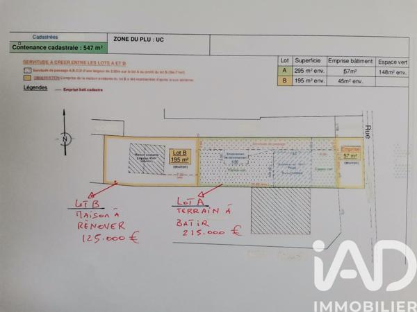 Terrain à vendre 295 m² Vitry-sur-Seine