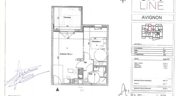 À vendre Appartement 2 pièces 40.31 m² - Avignon 84000