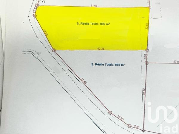 Terrain à vendre 992 m² Taupont