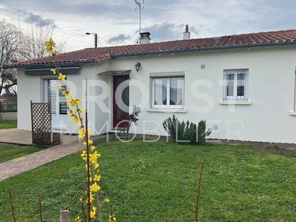 En exclusivité Quartier Cholette Maison de 85 m² de plain-pied avec jardin et garage. SOUS OFFRE