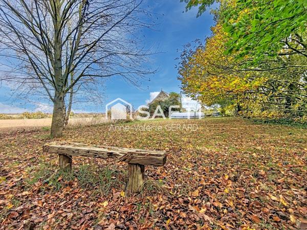 Maison de campagne avec jardin,3chbs,1400m² terrain