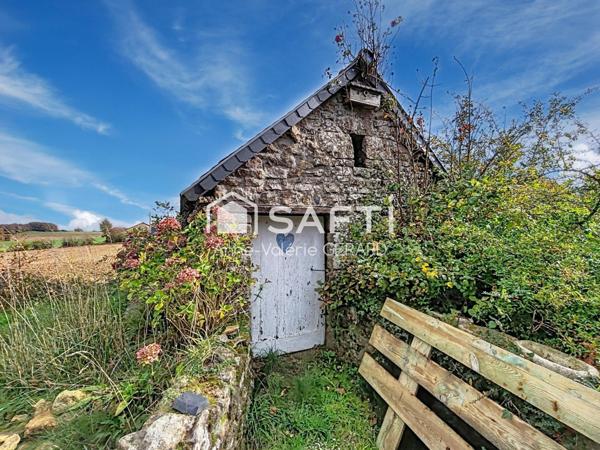 Maison de campagne avec jardin,3chbs,1400m² terrain