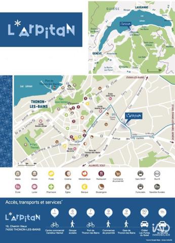 Appartement à vendre 4 pièces 97 m² Thonon-les-Bains