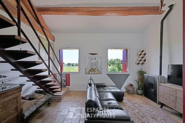Duplex de charme dans un ancien mas, au coeur de la nature à Lattes