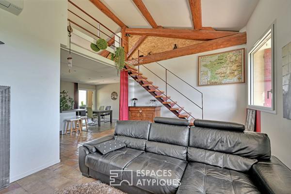 Duplex de charme dans un ancien mas, au coeur de la nature à Lattes