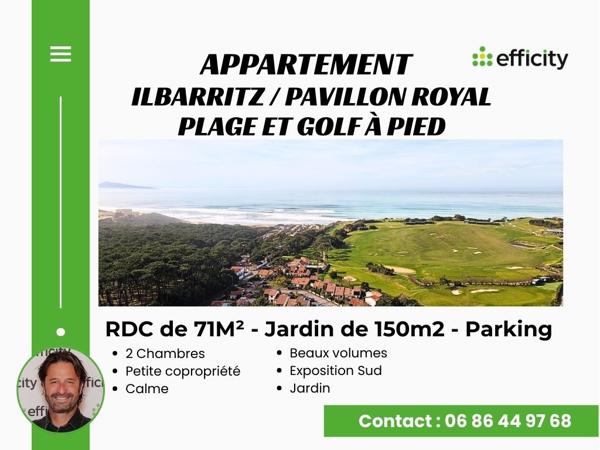 Appartement 3 pièces - 72 m² Bien prestige