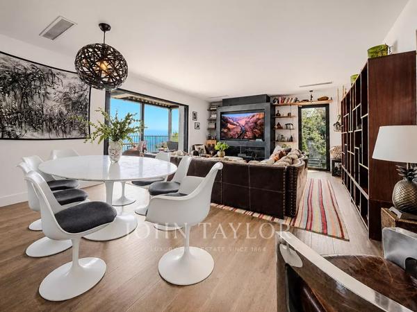 LIMITROPHE MONACO - BEAUSOLEIL - VILLA VUE MER ET MONACO- PISCINE -JARDIN