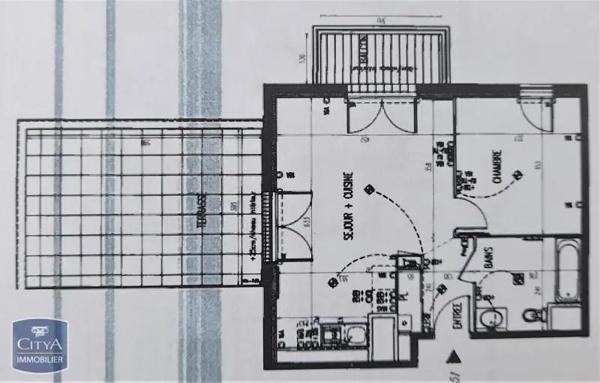 Appartement à louer 2 pièces 45.97m² Concarneau (29900)