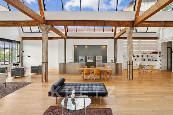 Loft d'architecte avec vue sur la Saône