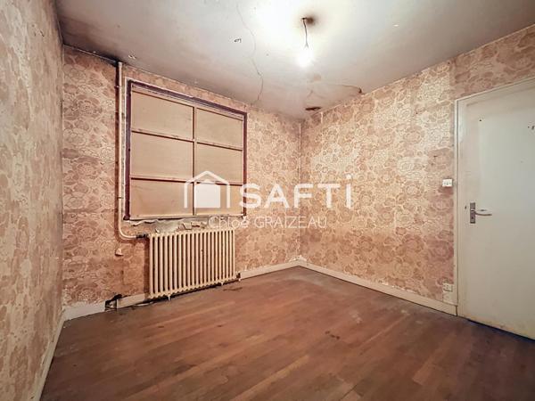 Maison de plain-pied, 89 m² habitables, garage