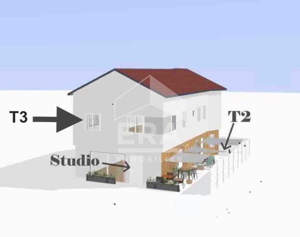 Sainte Cécile - ensemble immobilier de 150m2 divisée en 3 appartements
