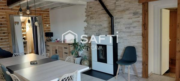 Chalet de 145m² avec garage en sousol sur 914m² de terrain