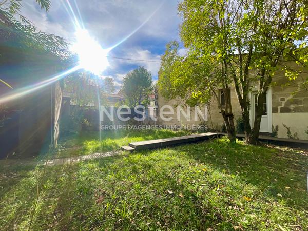 Talence centre proche TRAM Echoppe double avec garage sur 600 m2 de terrain