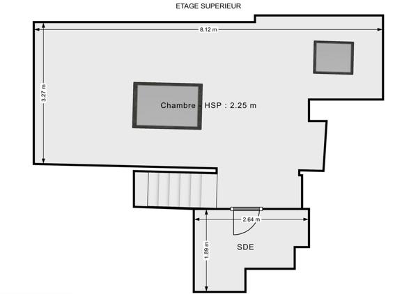 Appartement 2 pièces - 70 m² Exclusivité efficity