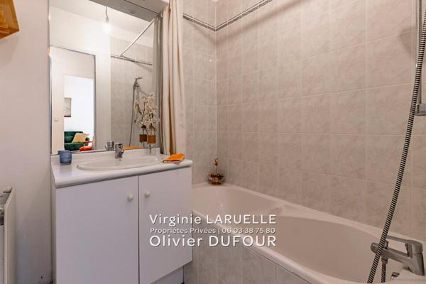 Rouen appartement avec balcon, 1 chambre, cave et parking