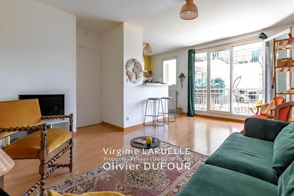 Rouen appartement avec balcon, 1 chambre, cave et parking