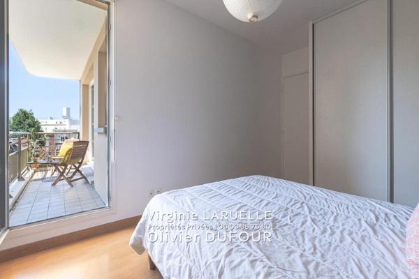 Rouen appartement avec balcon, 1 chambre, cave et parking