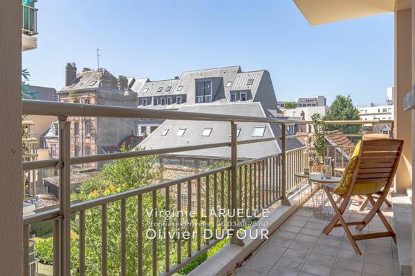 Rouen appartement avec balcon, 1 chambre, cave et parking