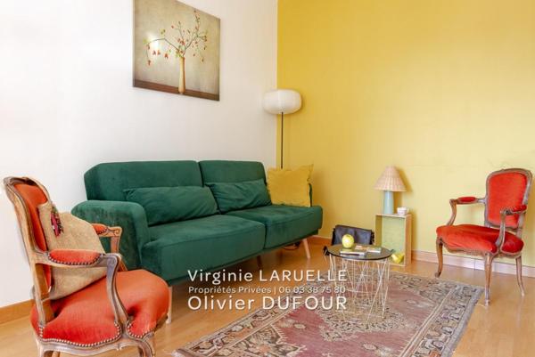 Rouen appartement avec balcon, 1 chambre, cave et parking