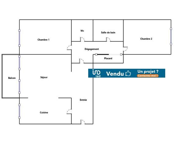 Appartement à vendre 4 pièces 76 m² Pantin