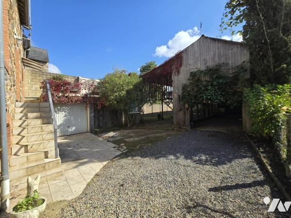 EN CENTRE VILLE - MAISON PIERRE - 4 CHAMBRES - HANGAR