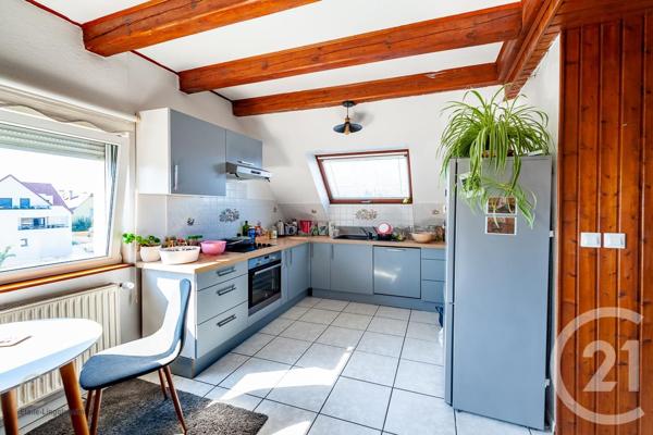 Appartement F3 à vendre  3 pièces - 55 m2 LINGOLSHEIM - 67