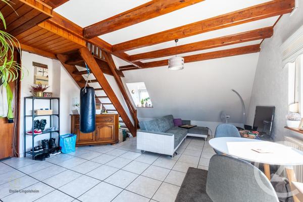 Appartement F3 à vendre  3 pièces - 55 m2 LINGOLSHEIM - 67