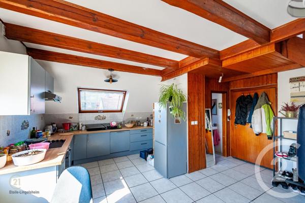 Appartement F3 à vendre  3 pièces - 55 m2 LINGOLSHEIM - 67