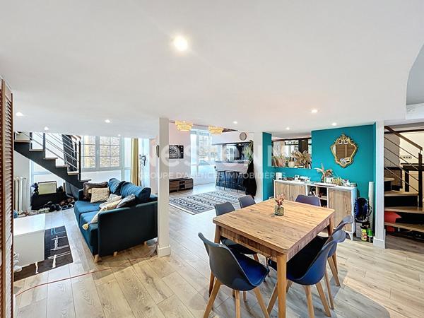 Appartement style loft 4 pièces - 90 m²