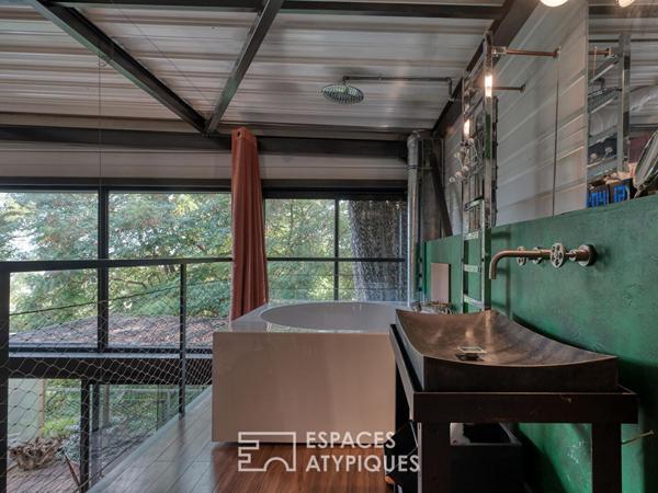 La maison loft avec vue sur la forêt dans le quartier du Rocher