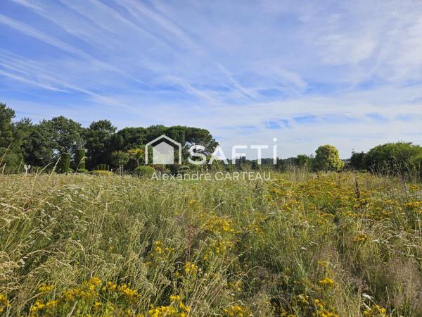 Joli terrain plat de 600 m²