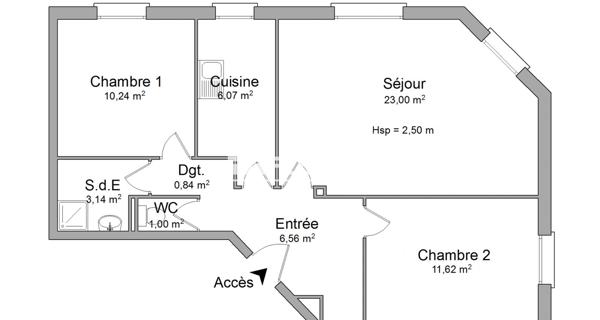 Location Appartement 3 pièces 62.47 m² - Canet-en-roussillon 66140