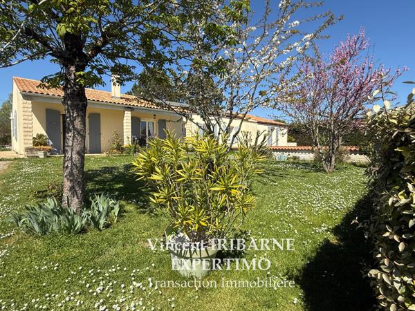 Saintes (17100) Maison de Plain-Pied, 5 Chambres, garage et jardin