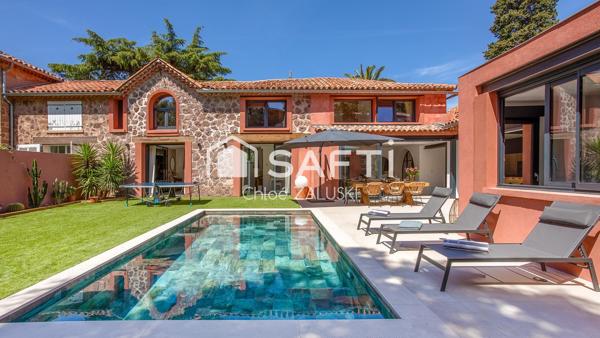Saint-Raphaël : Villa charme provençal, à pied de la mer
