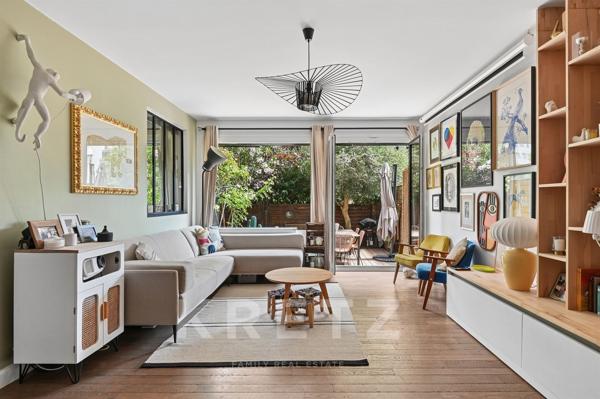 Un esprit maison au coeur de Boulogne-jardin 70 m2
