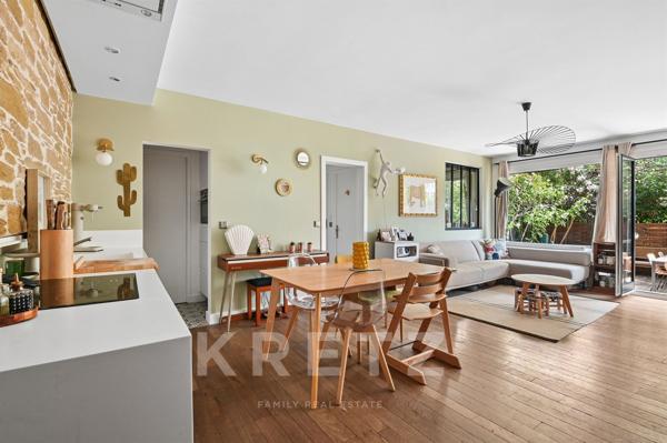 Un esprit maison au coeur de Boulogne-jardin 70 m2