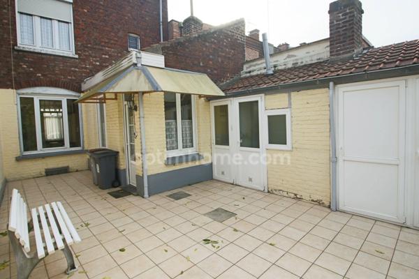 Roubaix Rue Montgolfier - Maison 1930 mitoyenne 4 chambres 115 m2 habitables