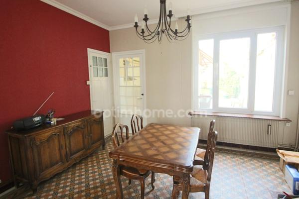 Roubaix Rue Montgolfier - Maison 1930 mitoyenne 4 chambres 115 m2 habitables