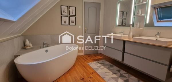 3 chambres 1 bureau sous-sol total 20min de CDG