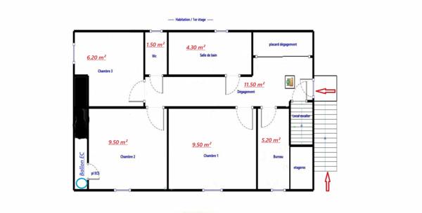 Maison à vendre 4 pièces 100 m² Bourg-Lastic