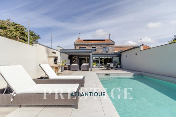 LA PLAINE SUR MER - MAISON 141M2 - PISCINE - TERRAIN 711M2