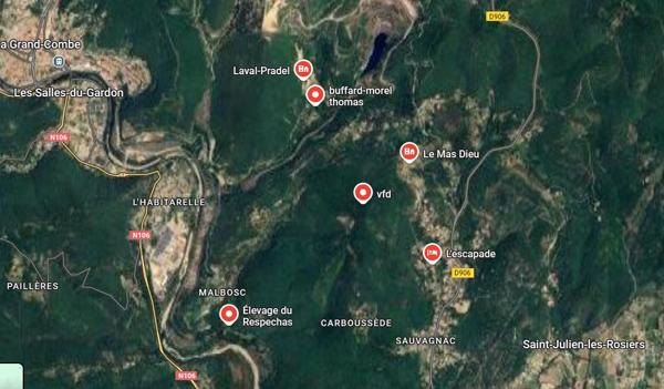 Terrain de Loisirs Laval Pradel 2950 m2