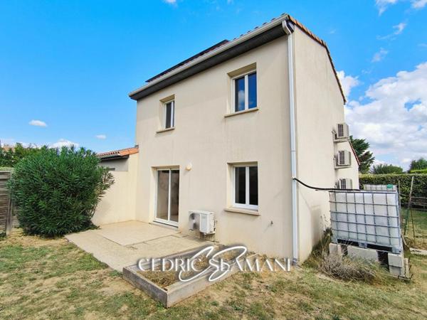 MAISON R+1 80M2, CUISINE, SALON, 2 CHAMBRES, SALLE D'EAU, 1 WC, JARDIN, GARAGE