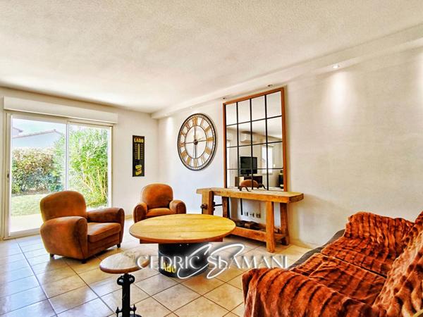 MAISON R+1 80M2, CUISINE, SALON, 2 CHAMBRES, SALLE D'EAU, 1 WC, JARDIN, GARAGE