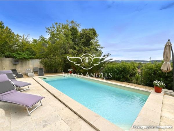 Élégante maison 4 chambres avec piscine – Vue panoramique, Laudun-l’Ardoise