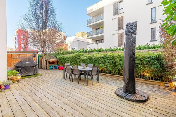 Appartement avec jardin/terrasse, parking, cave