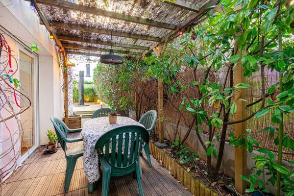 Appartement avec jardin/terrasse, parking, cave