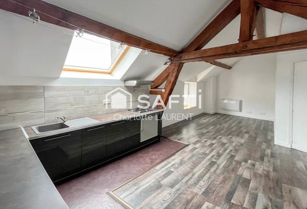 Appartement atypique sous combles 2 chambres, 57m2